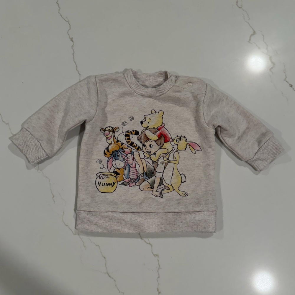 Disney Kids Sweatshirt with Winnie the Pooh and Friends - Cream